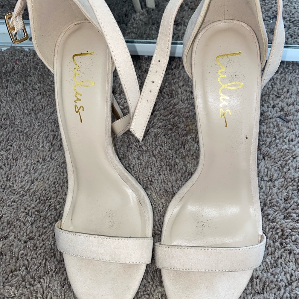 Lulus strap heels
